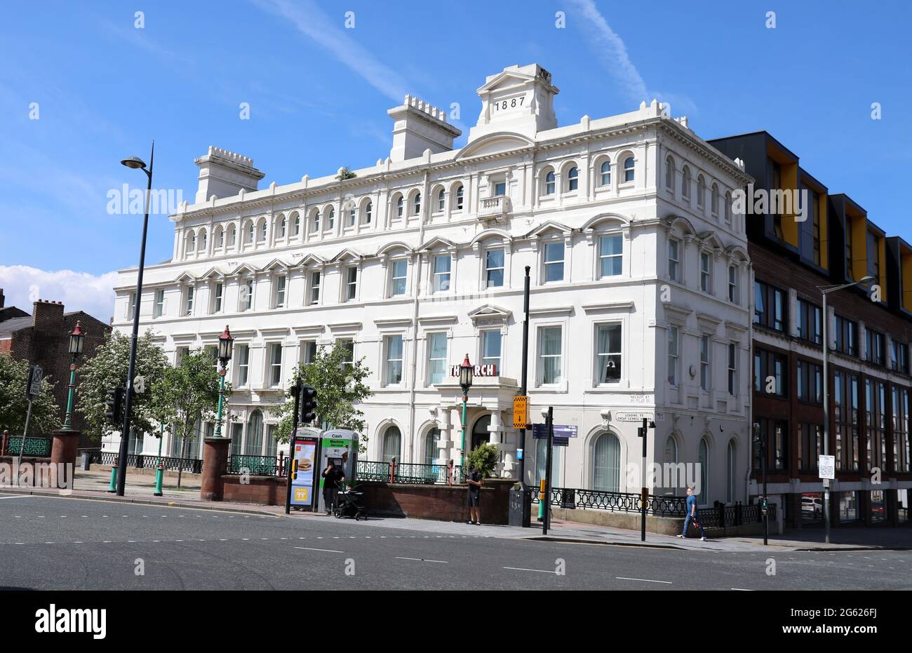 L'Arch alloggio per studenti a Liverpool Foto Stock