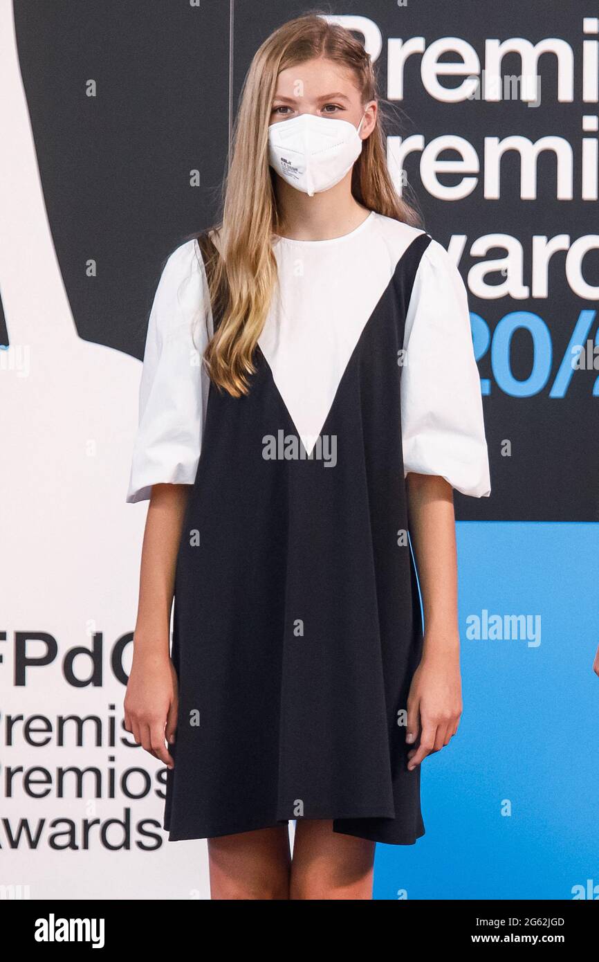 Barcellona, Spagna. 01 luglio 2021. La principessa Sofia partecipa ai Girona Princess Awards 2020 e 2021 che si tengono a Barcellona, Spagna, il 01 luglio 2021. Foto di Archie Andrews/ABACAPRESS.COM Credit: Abaca Press/Alamy Live News Foto Stock