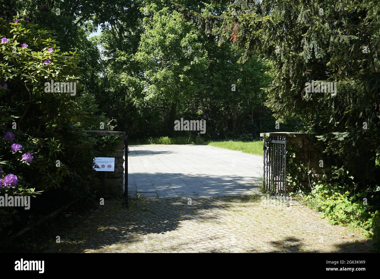 Friedhof der Märzgefallenen (Cimitero della marcia caduta) Foto Stock