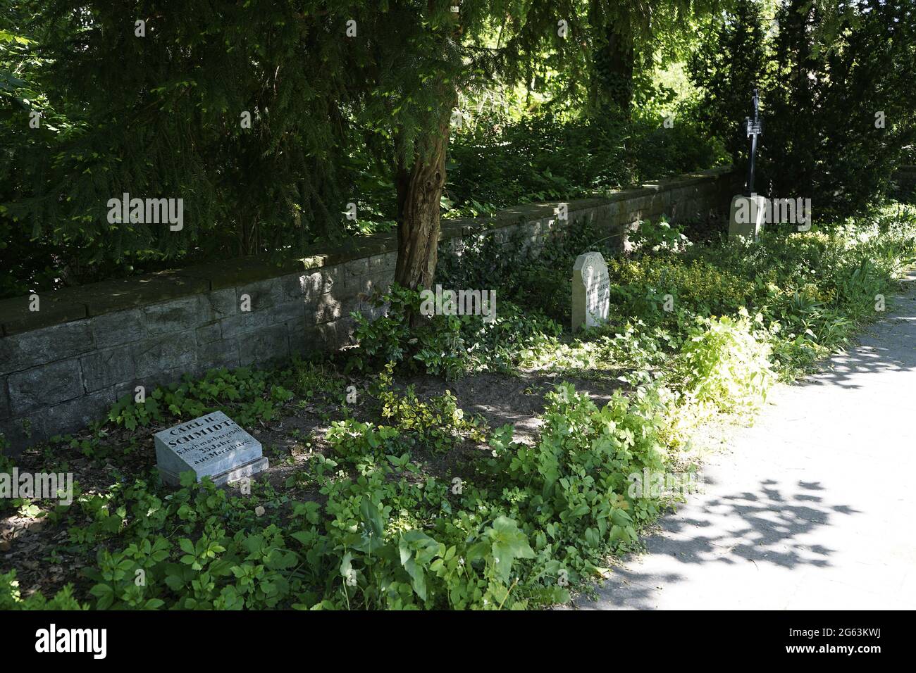 Friedhof der Märzgefallenen (Cimitero della marcia caduta) Foto Stock