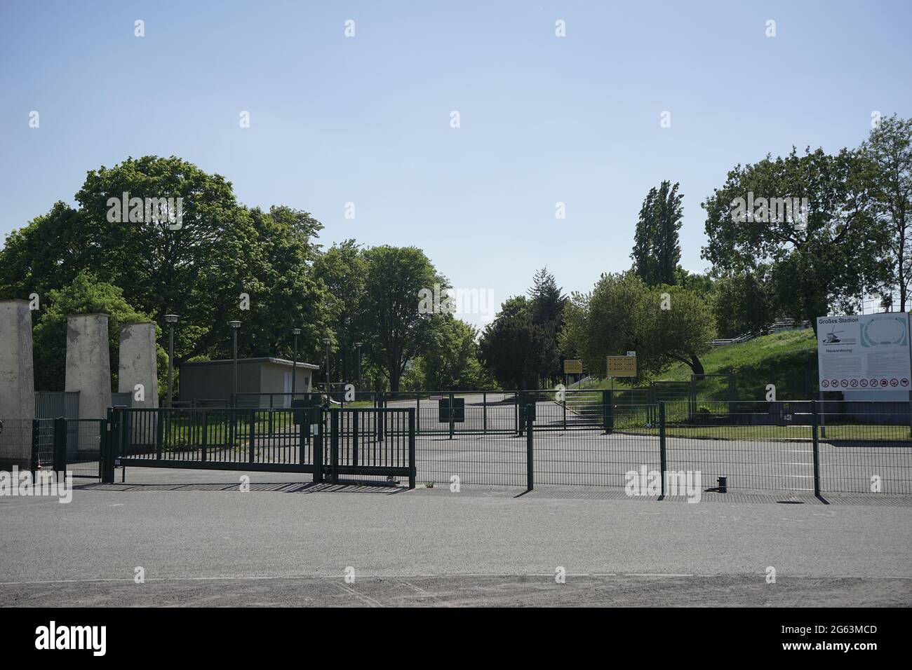 Friedrich-Ludwig-Jahn-Sportpark (parco sportivo Friedrich Ludwig Jahn) Foto Stock