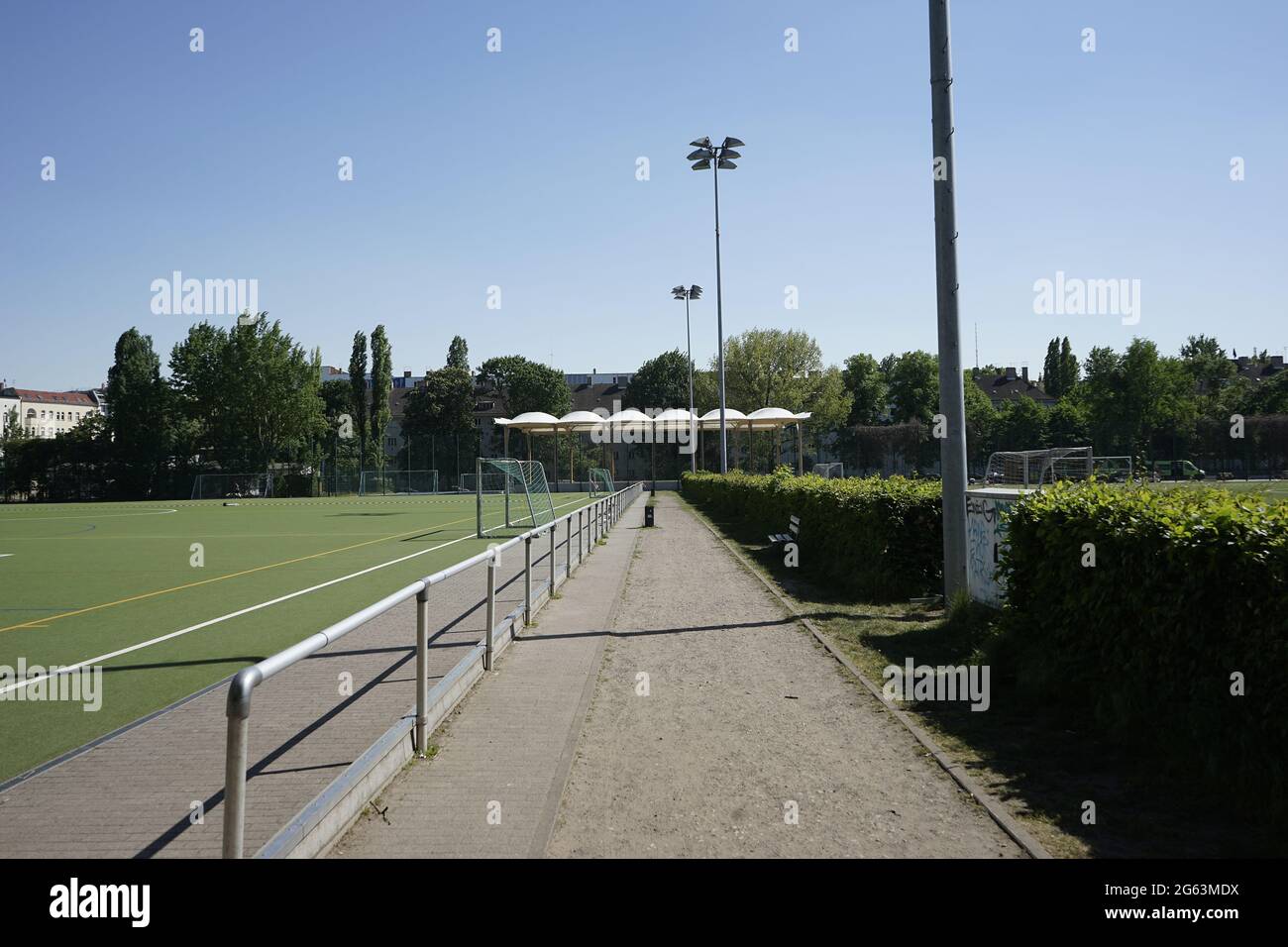 Friedrich-Ludwig-Jahn-Sportpark (parco sportivo Friedrich Ludwig Jahn) Foto Stock