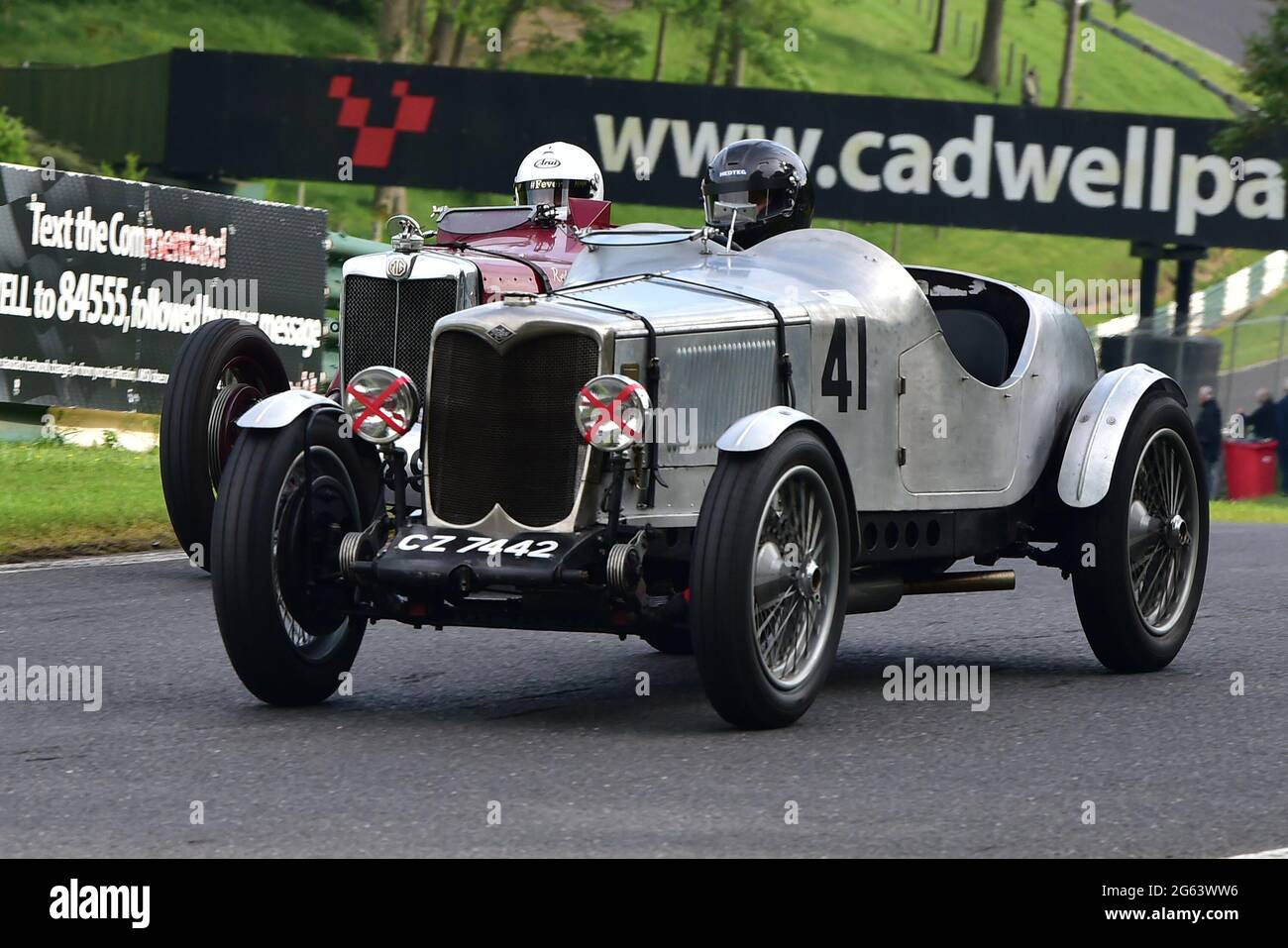 Charles Goddard, MG PA-PB, Melville Trophy Race for VSCC Specials, VSCC, Vintage Motorsport Festival, Shuttleworth Nuffield e Len Thompson Trophies Foto Stock