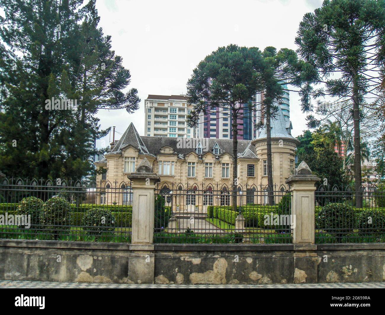 Scene dal centro di Curitiba in Parana, Brasile meridionale Foto Stock