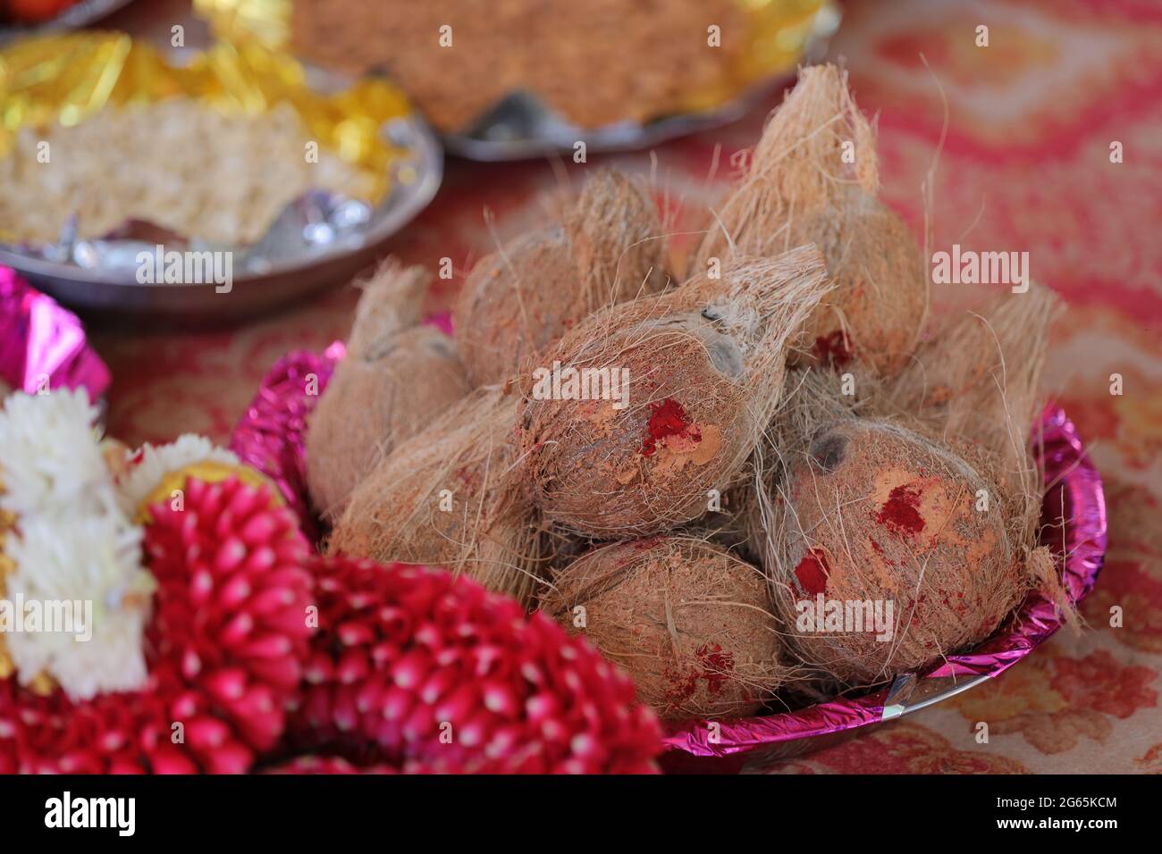 Un cocco solido di grado Foto Stock