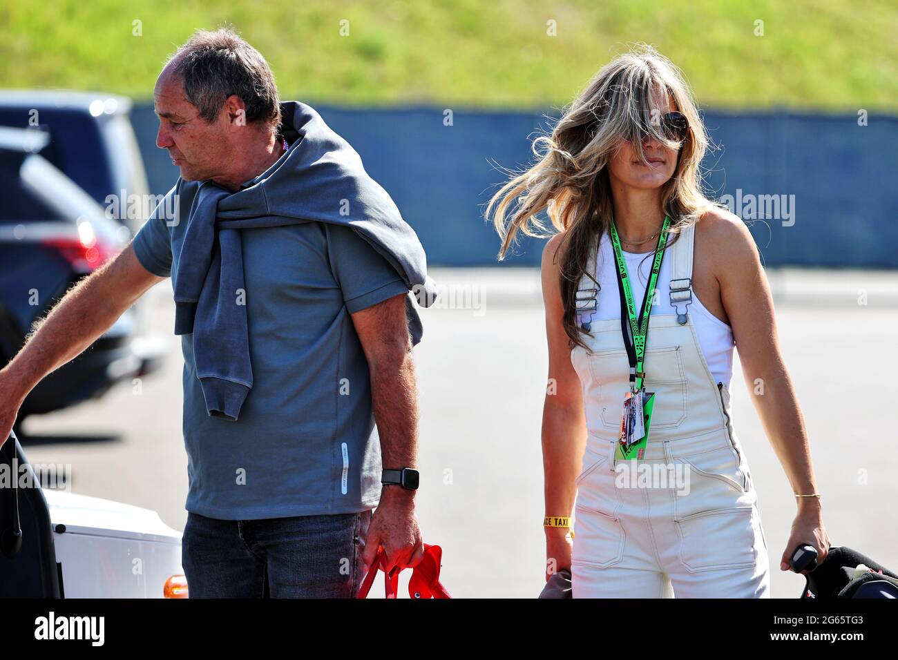 Spielberg, Austria. 03 luglio 2021. Gerhard Berger (AUT). 03.07.2021. Campionato del mondo Formula 1, Rd 9, Gran Premio d'Austria, Spielberg, Austria, Giorno di qualificazione. Il credito fotografico dovrebbe essere: XPB/immagini dell'associazione stampa. Credit: XPB Images Ltd/Alamy Live News Foto Stock