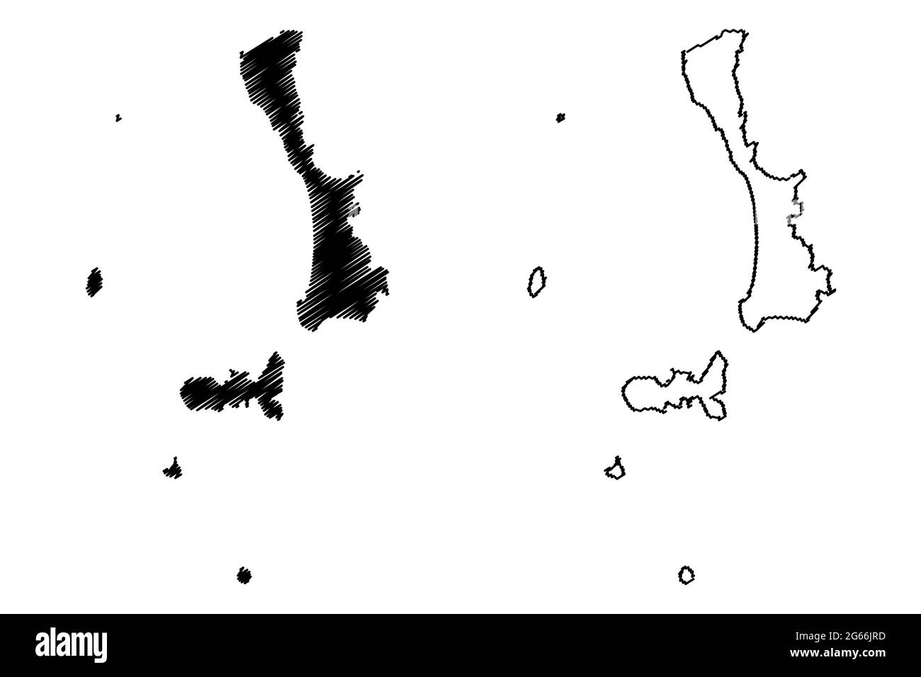 Provincia di Livorno (Italia, Repubblica Italiana, Regione Toscana o Toscana, Arcipelago Toscano, Elba e Capraia) mappa illustrazione vettoriale, schizzo P Illustrazione Vettoriale