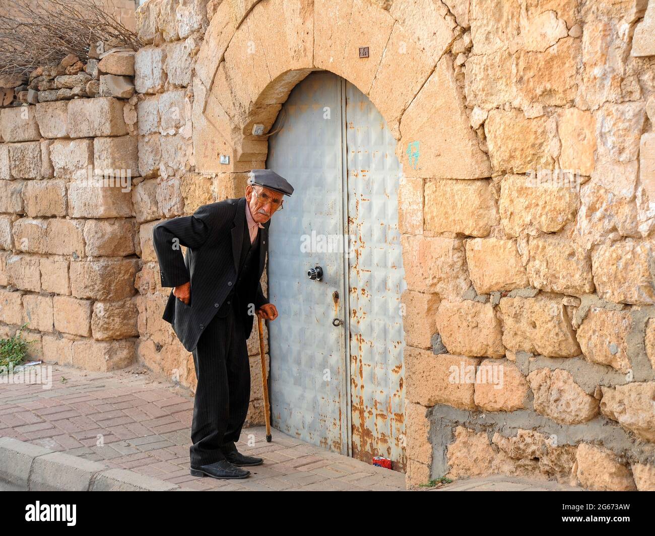 Midyat,Mardin/Turkey - 09/26/2010 : Old Midyat Streets Foto Stock