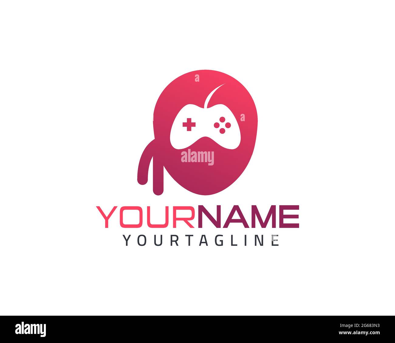 Ninja joystick gaming Logo Vector può essere utilizzato per il logo di gioco, e-sport logo e altro ancora Illustrazione Vettoriale