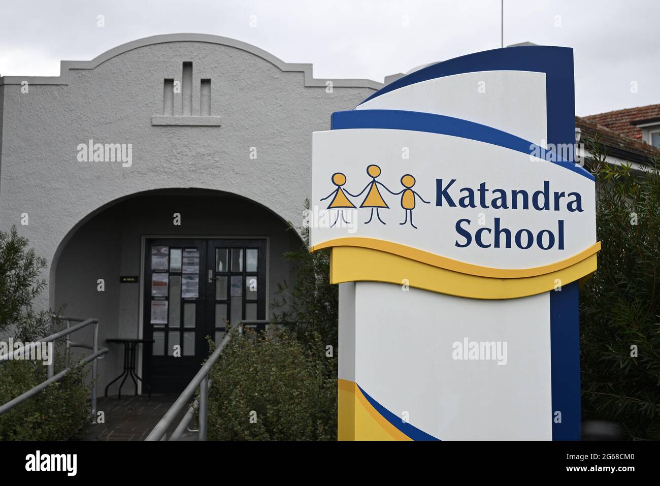 La Katandra School, ex Ormond Special School, una scuola che fornisce un'istruzione speciale ai sobborghi sud-orientali di Melbourne Foto Stock
