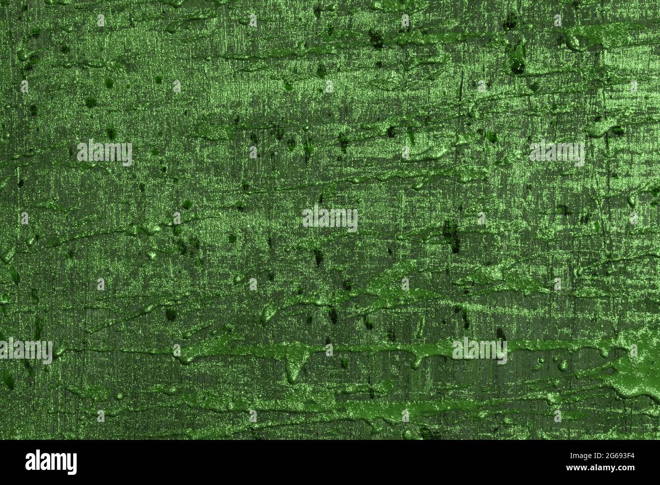 bella verde invecchiato retrò tinta tavolo texture in legno - astratto sfondo foto Foto Stock