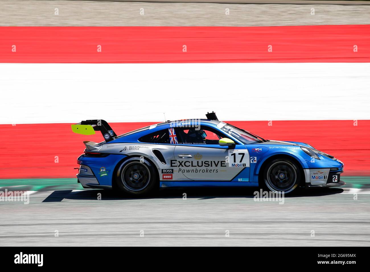 17 Harry King (GB, Parker revs Motorsport), Porsche Mobil 1 Supercup al Red Bull Ring il 3 luglio 2021 a Spielberg, Austria. (Foto di HOCH ZWEI) Foto Stock