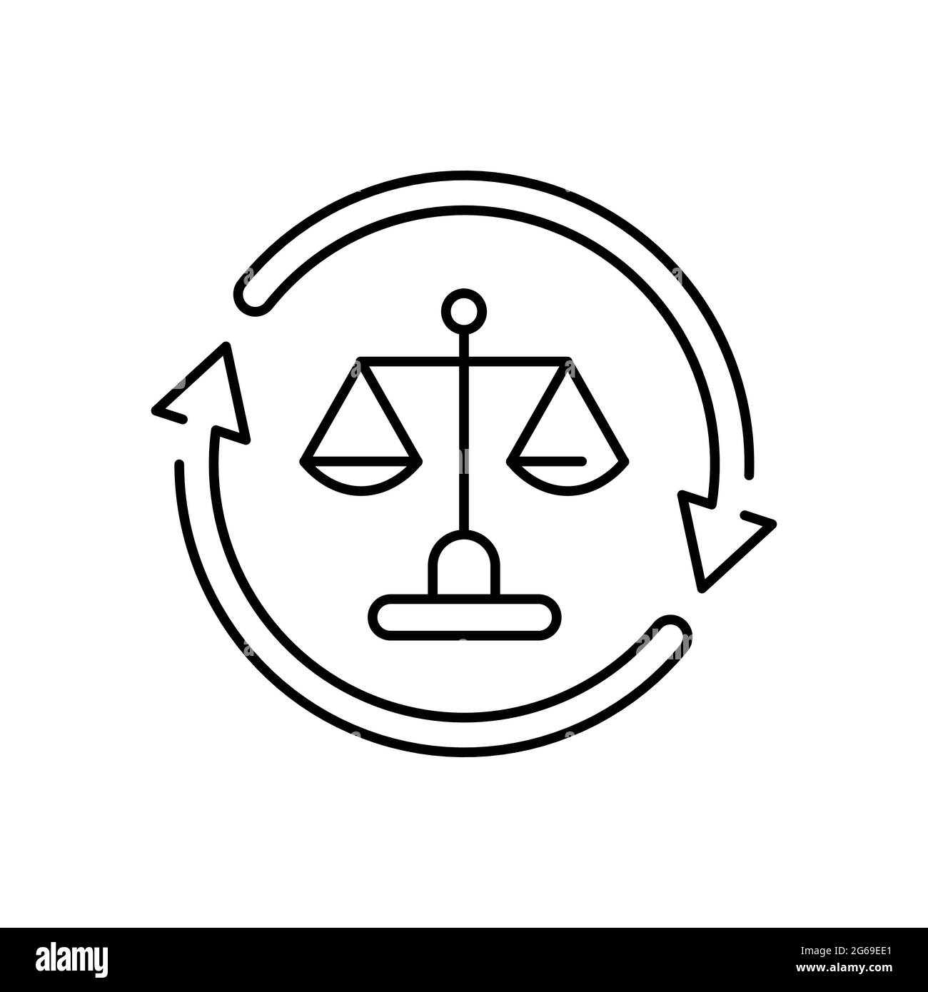 Icona a colori con disuguaglianze ridotte. Responsabilità sociale d'impresa. Obiettivi di sviluppo sostenibile. Segnale SDG. Promuovere l'integrazione economica di tutti, re Illustrazione Vettoriale