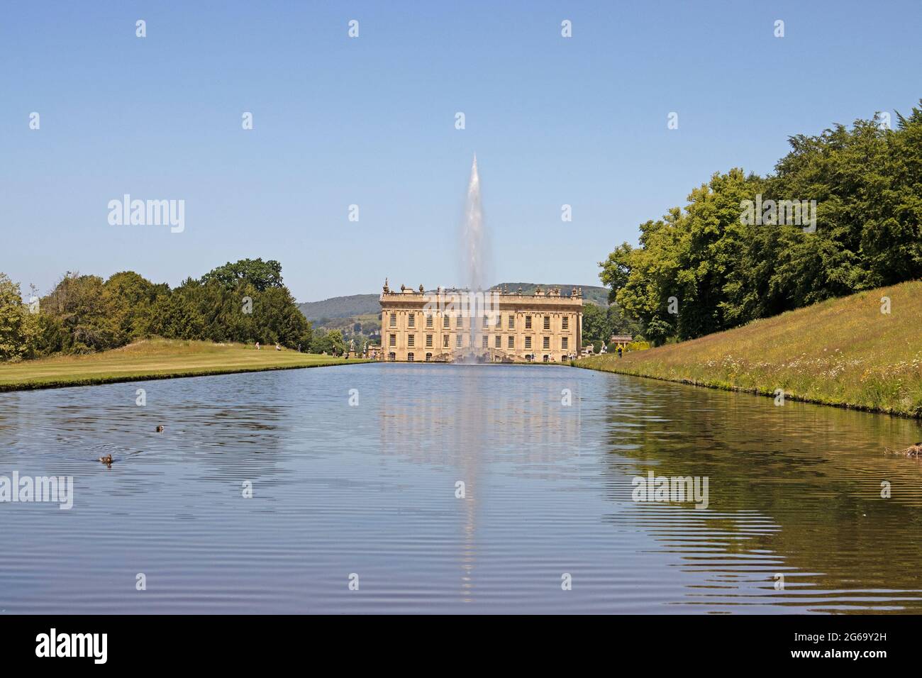La Fontana Imperatore e Canal Pon di una casa signorile Foto Stock