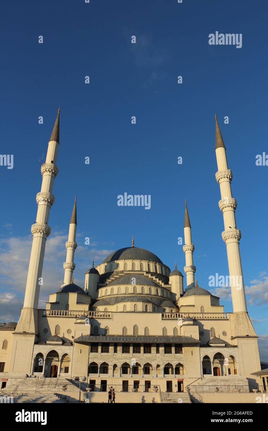 La Moschea di Kocatepe, Ankara, Turchia Foto Stock