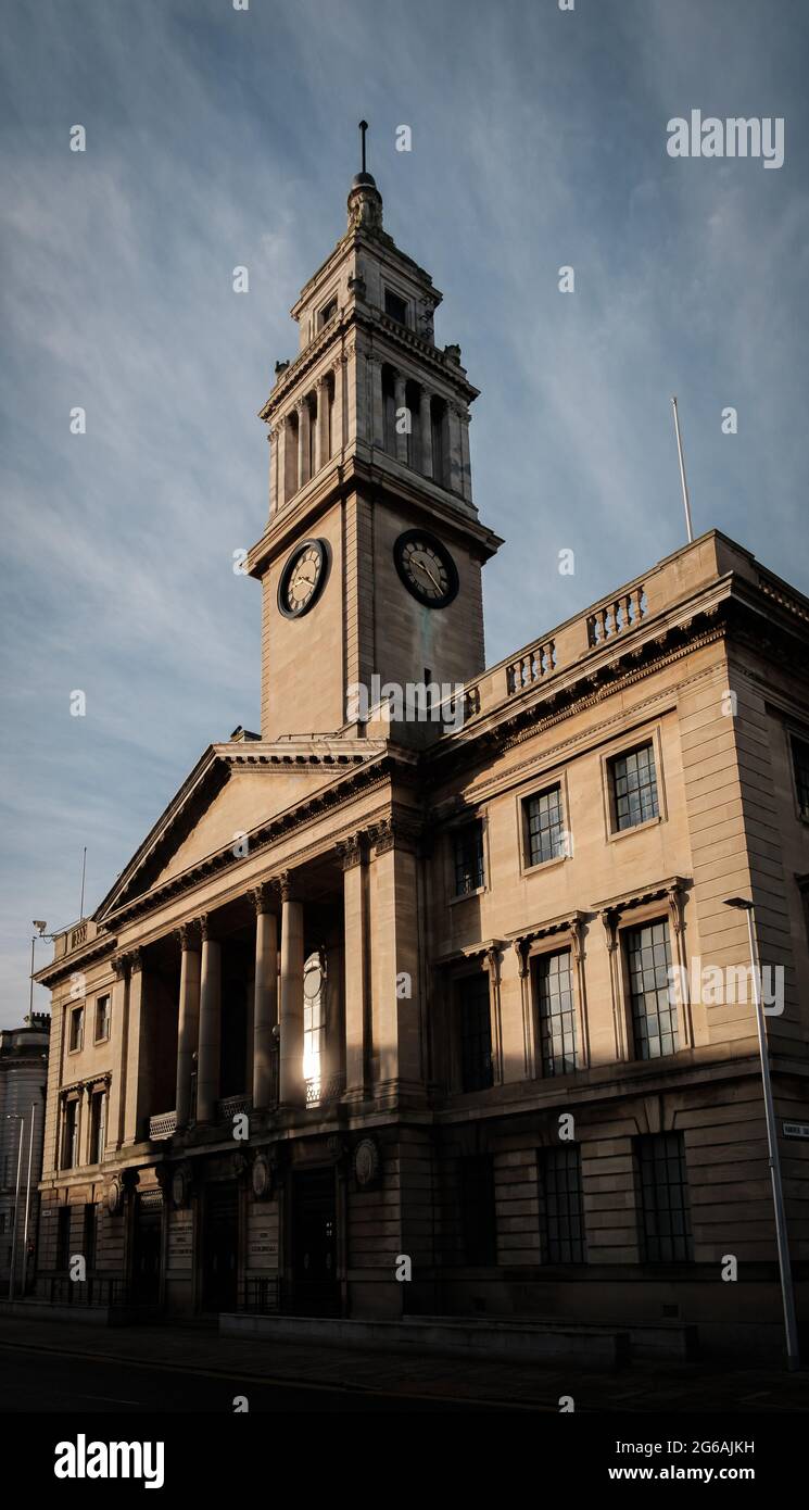 Guildhall Building a Hull, Regno Unito Foto Stock