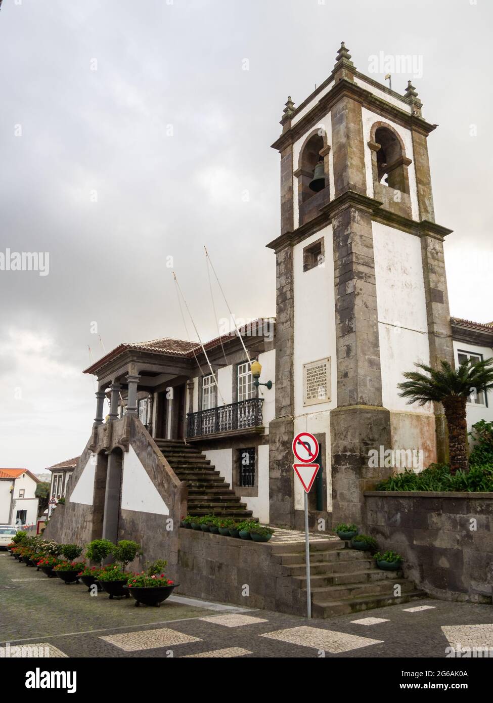 comune di Praia da Vitoria, Isola di Terceira, Azzorre Foto Stock
