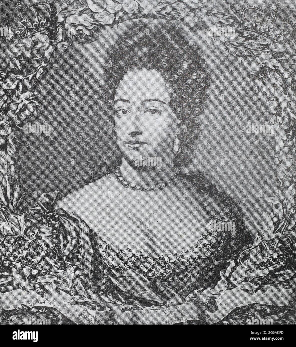 Regina Maria II d'Inghilterra, moglie di Guglielmo III. Foto Stock