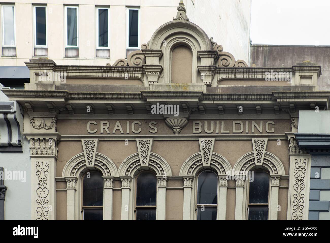 Craigs Building Heritage Building Queen Street Auckland Aotearoa Nuova Zelanda Foto Stock