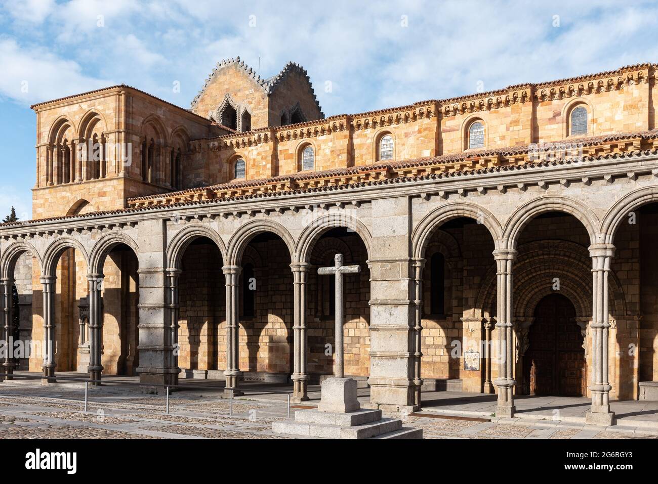 San Vicente Basilica di Avila, Spagna Foto Stock