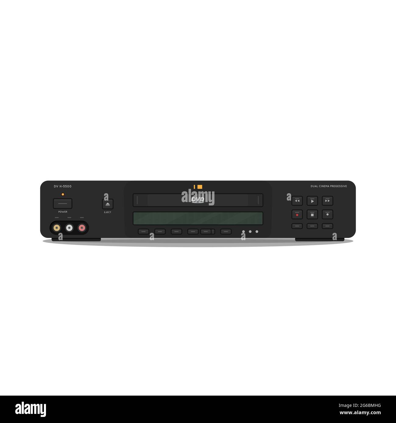 Lettore video DVD e registratore Illustrazione Vettoriale