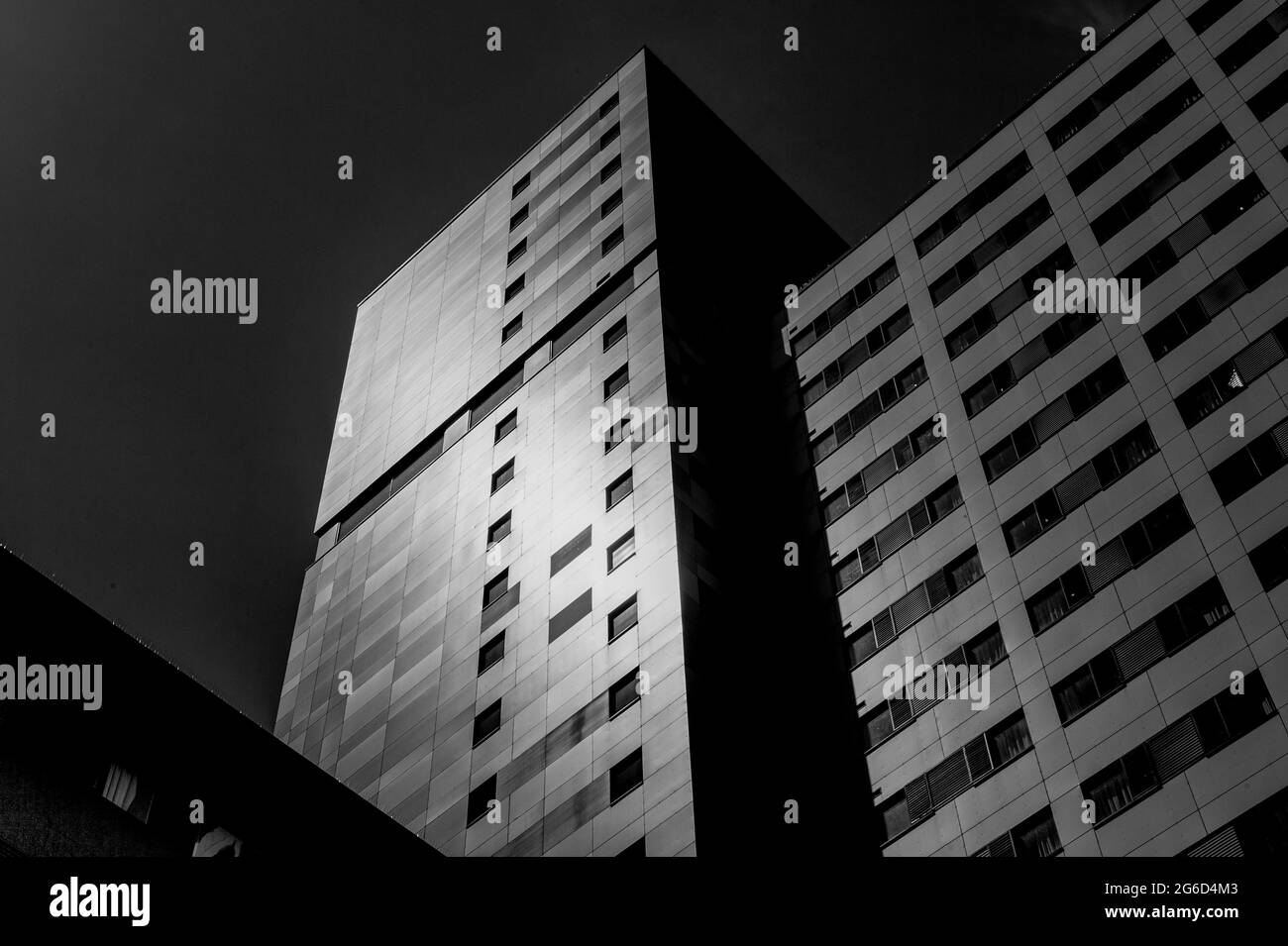 Unite gli studenti alloggio in blocco Greetham Street nel centro di Portsmouth Foto Stock