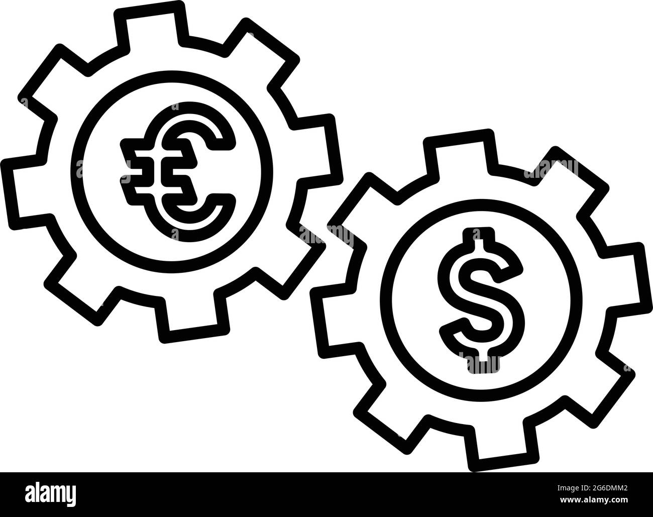 Strumenti applicativi, business, icona finanziaria - da utilizzare per scopi commerciali, supporti di stampa, web o qualsiasi tipo di progetto. File EPS vettoriale. Illustrazione Vettoriale