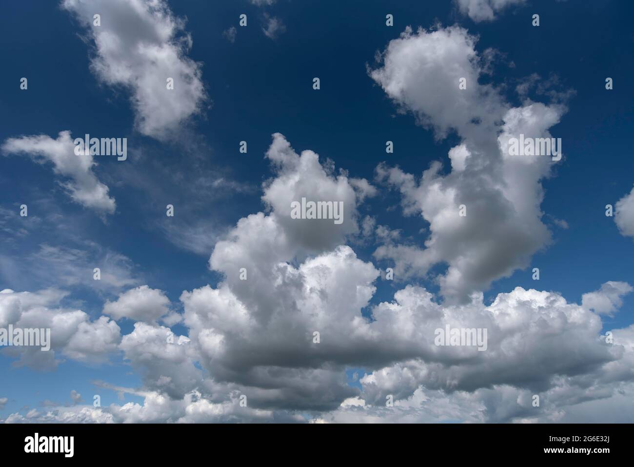Cumulus nuvole (Cumulus), Germania Foto Stock