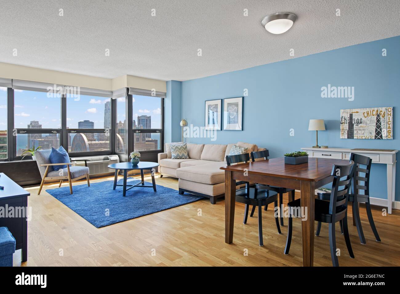Interni residenziali - Soggiorno Foto Stock