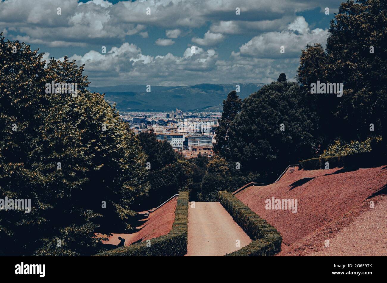 Vista panoramica di San Gimignano Foto Stock