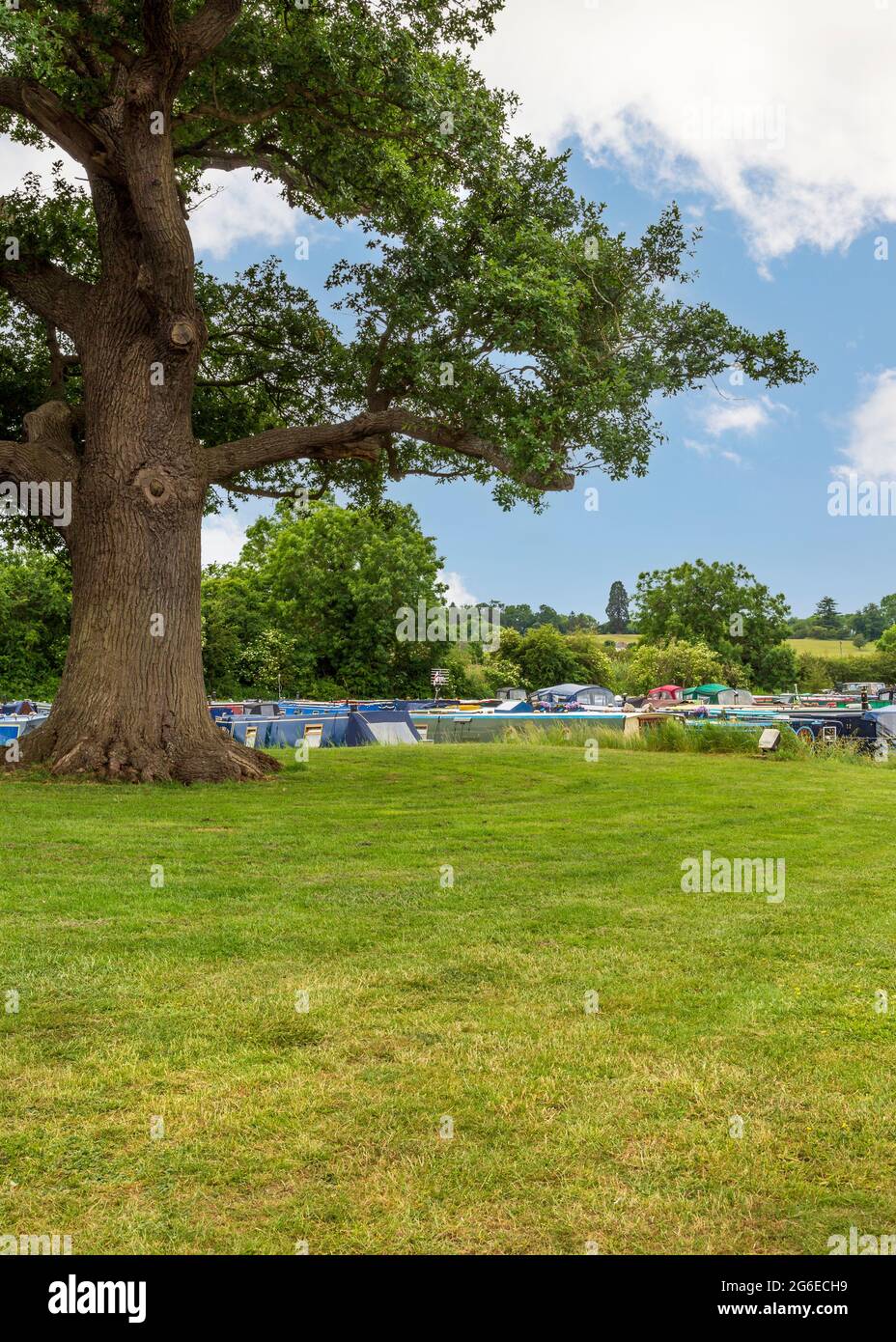 Droitwich Spa Marina, Droitwich, Worcestershire, Inghilterra. Foto Stock