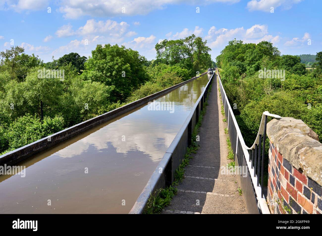 Edstone Aqueduct, Warwickshire in Inghilterra Foto Stock