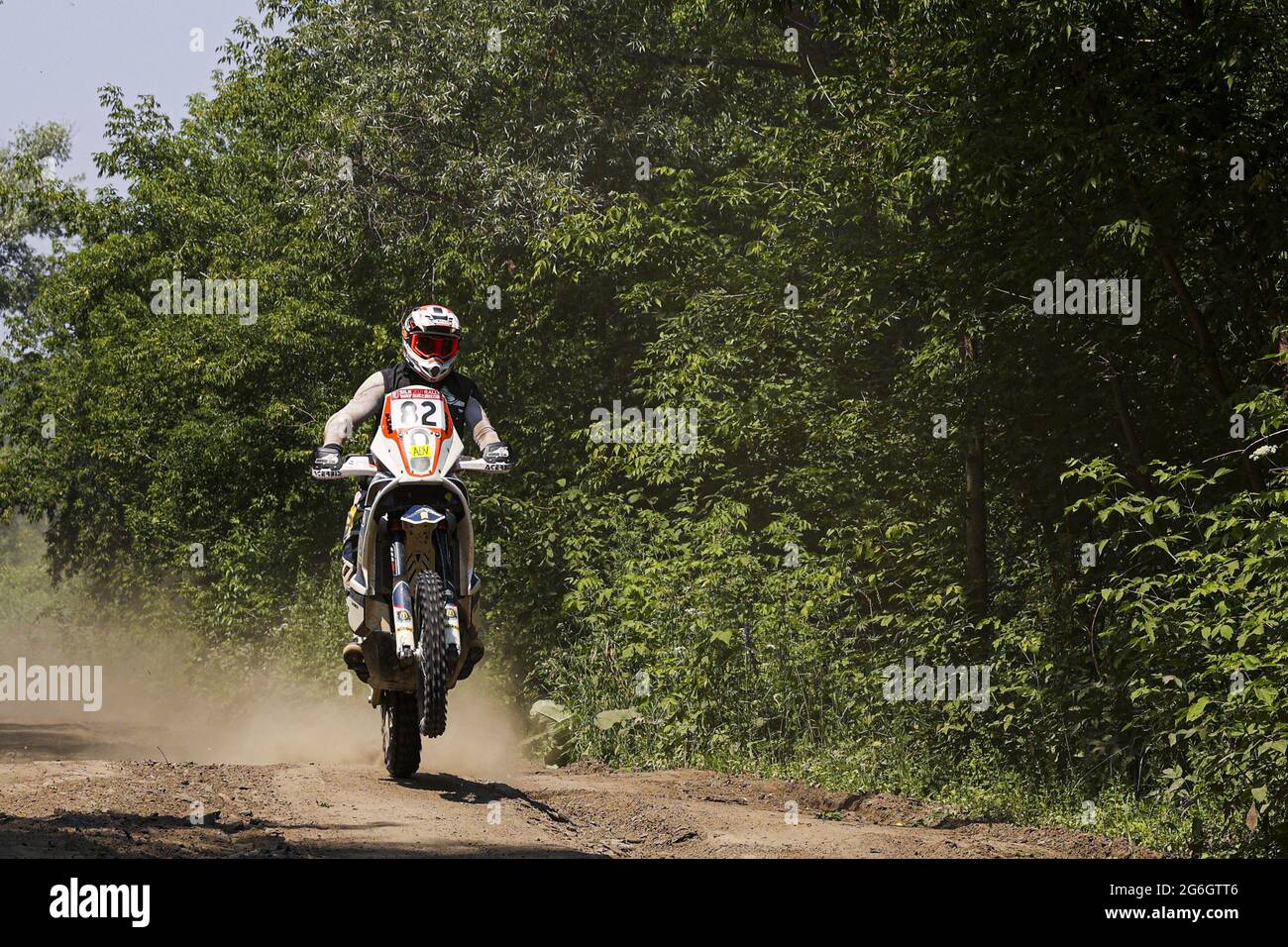 82 Ganzorg Temuujin (mng), KTM RFR 450, azione durante la Via della Seta Rally 2021's 5a tappa intorno a Gorno-Altaysk, in Russia il 06 luglio 2021 - Foto Julien Delfosse / DPPI Foto Stock