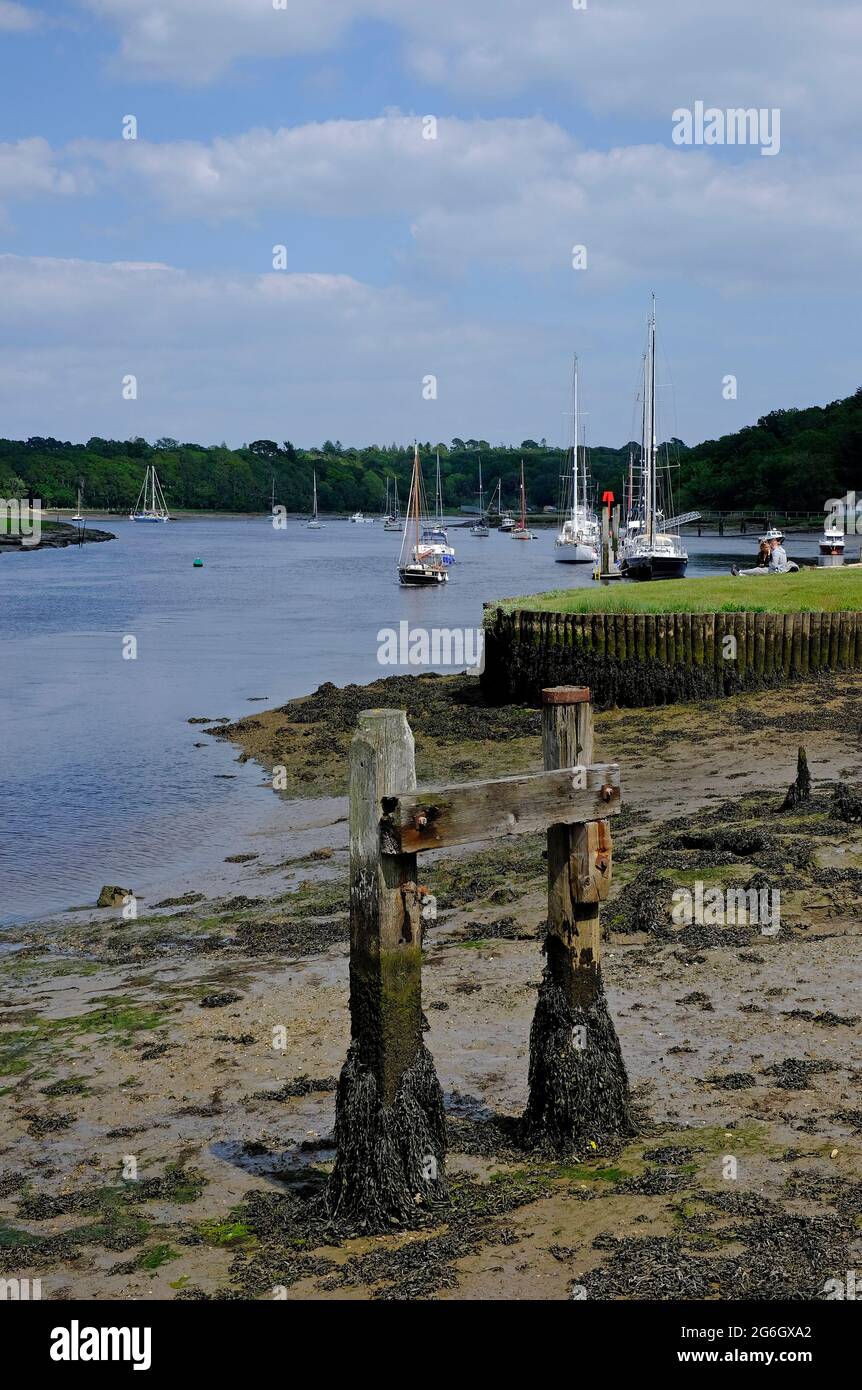 buckler's hard, hampshire, inghilterra Foto Stock