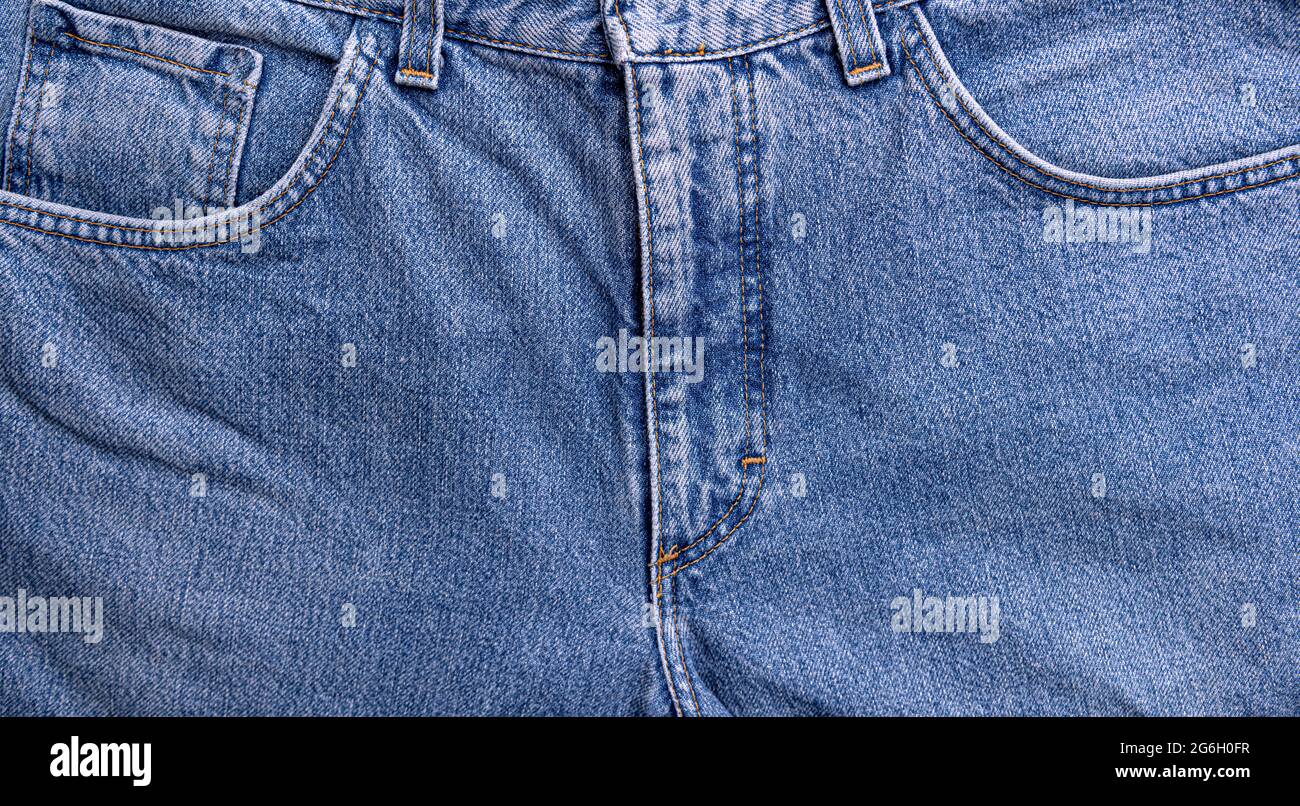 Blu jean sfondo Foto Stock