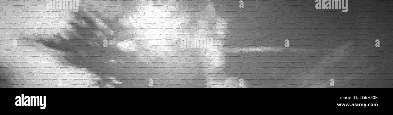Texture del vecchio muro di mattoni sfondo. Sfondo generato digitalmente. Foto Stock