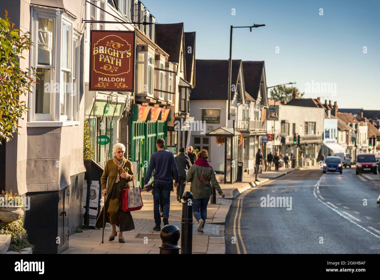 Maldon, Essex, Inghilterra, Regno Unito, fotografia locale Foto Stock