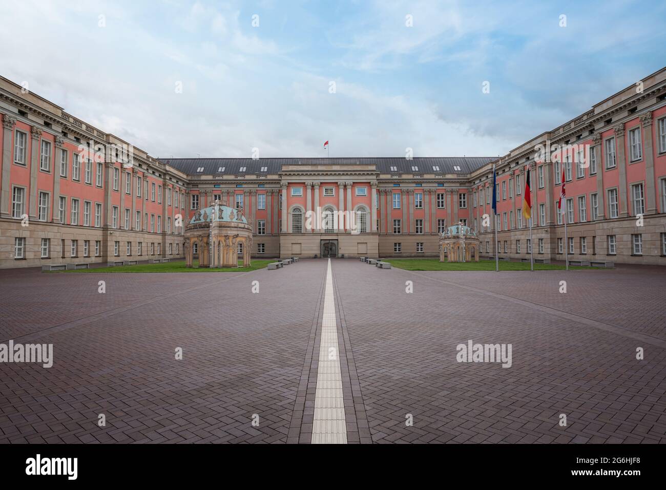 Potsdam City Palace - Landtag di Brandeburgo - sede del parlamento dello Stato federale di Brandeburgo - Potsdam, Germania Foto Stock