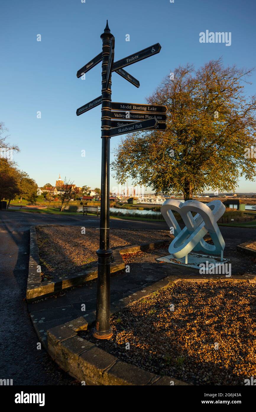 Maldon, Essex, Inghilterra, Regno Unito, fotografia locale Foto Stock