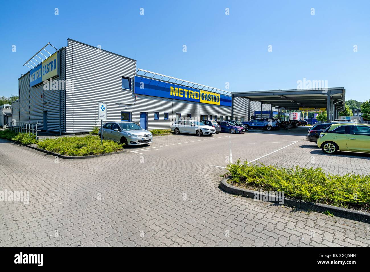 Metro Gastro Cash & Carry market a Kiel, Germania Foto Stock