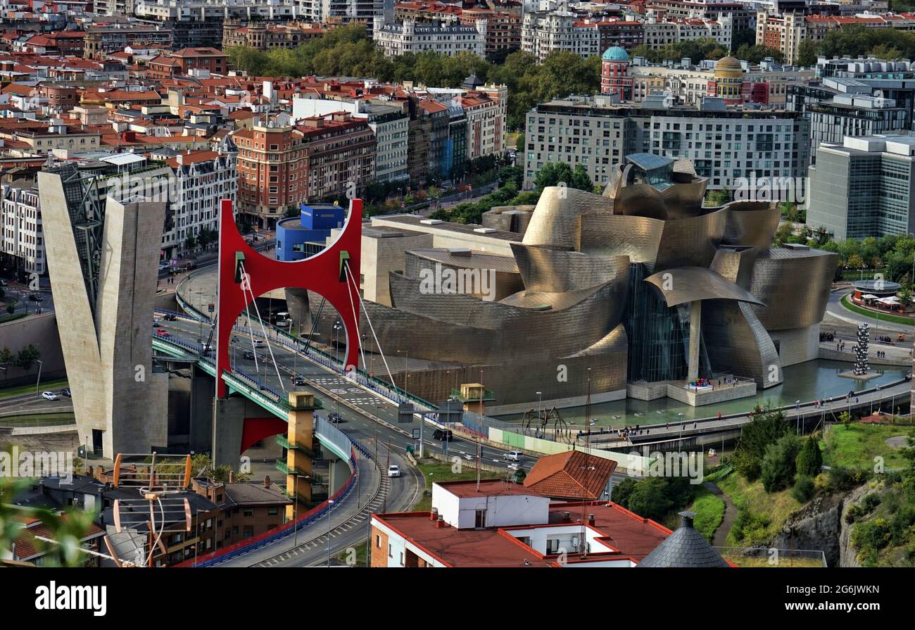 Museo Guggenheim Bilbao Foto Stock
