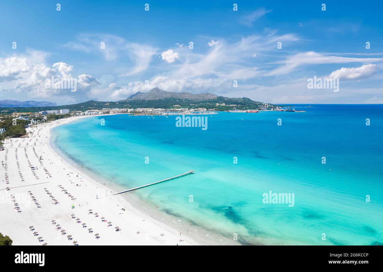 alcudia-playa-de-muro-immagini-e-fotografie-stock-ad-alta-risoluzione