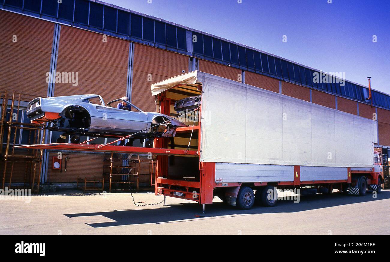 Stabilimento Ferrari a Maranello 1987 Foto Stock
