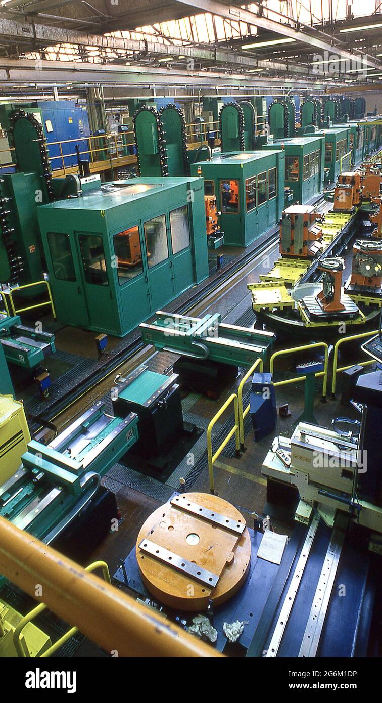 Stabilimento Ferrari a Maranello 1987 Foto Stock