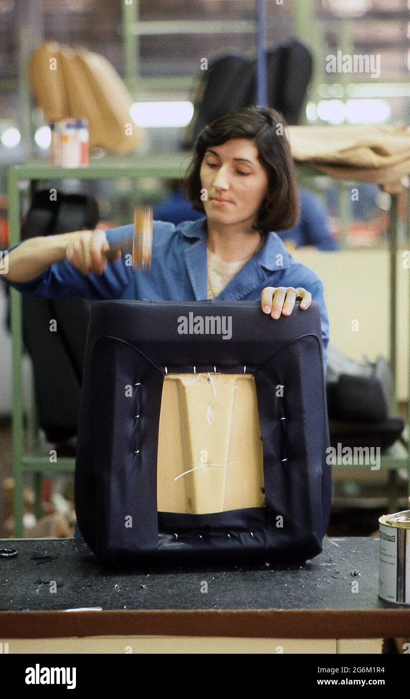 Stabilimento Ferrari a Maranello 1987 Foto Stock