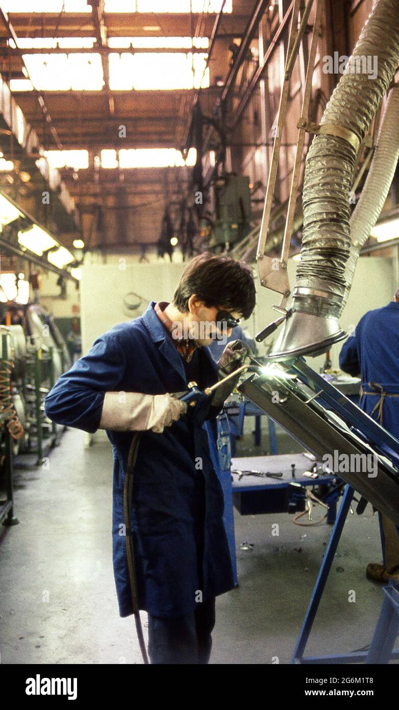 Stabilimento Ferrari a Maranello 1987 Foto Stock