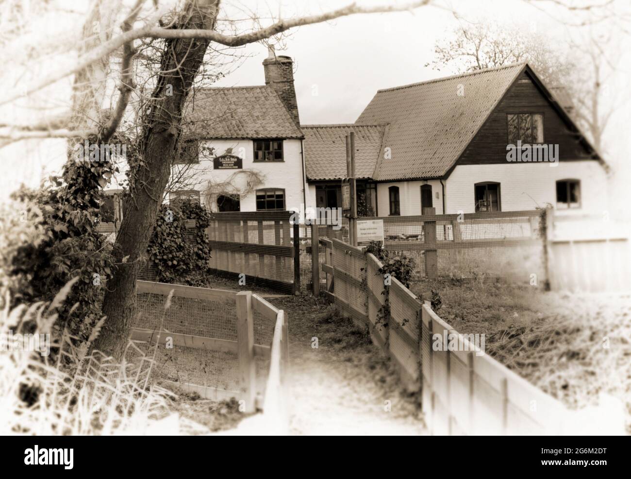 geldeston locks inn gelegeston norfolk inghilterra Foto Stock