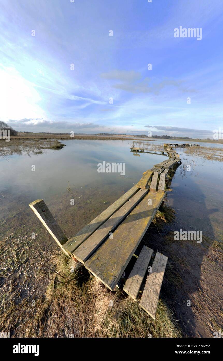 fiume Deben tra Waldringfield e woodbridge suffolk inghilterra Regno Unito Foto Stock