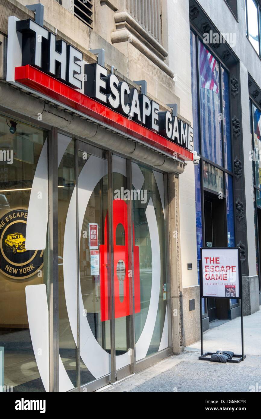 The Escape Game New York City - Escape Room, Stati Uniti Foto Stock