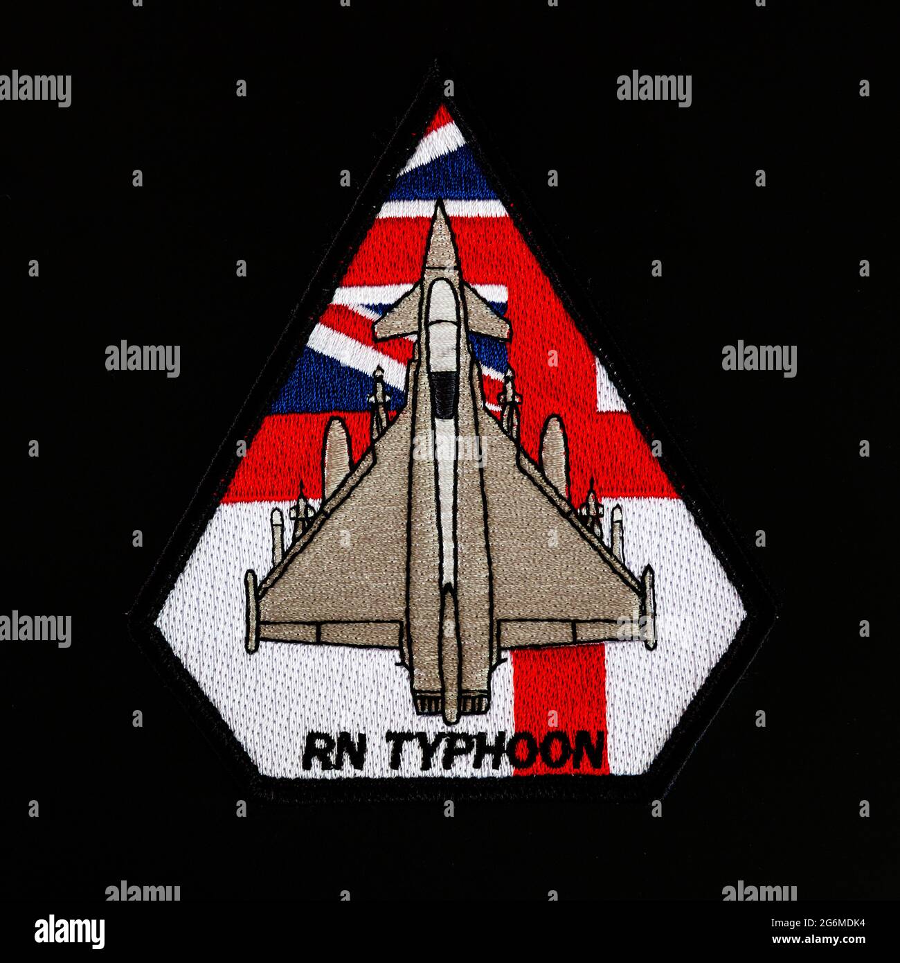 Typhoon Spearhead Patch Royal Navy Foto Stock